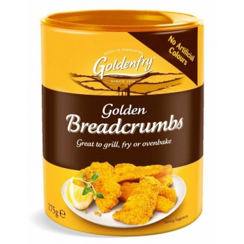 6 x Goldenfry Golden Breadcrumbs 175g GFY001 6 x Goldenfry Golden Breadcrumbs 175g GFY001