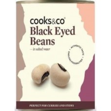 6 x Cooks & Co. Black Eyed Beans 400G CKS158 6 x Cooks & Co. Black Eyed Beans 400G CKS158