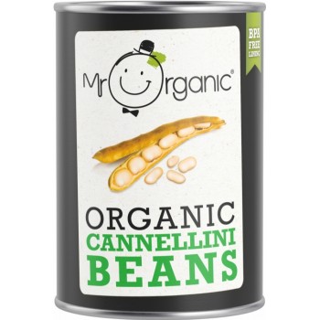 12 x Mr Organic Organic Cannellini Beans 400G MRO202