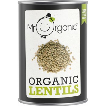 12 x Mr Organic Organic Lentils 400G MRO208