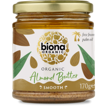 6 x Biona Organic Almond Butter Smooth 170G BNA302