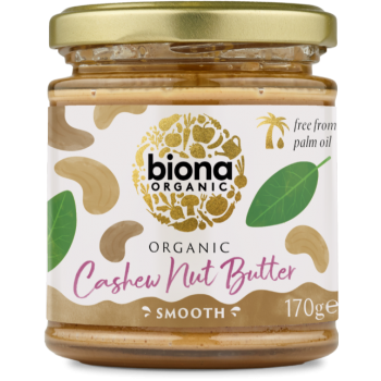 6 x Biona Organic Cashew Nut Butter 170G BNA303