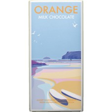 Kernow Becky Bettesworth Orange Milk Chocolate Bar 100g x 20 KNW207