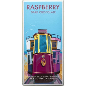 Kernow Becky Bettesworth Raspberry Dark Chocolate Bar 100g x 20 KNW226