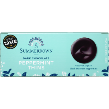 Summerdown Dark Chocolate Mint Thins 150g x 8 SUM001
