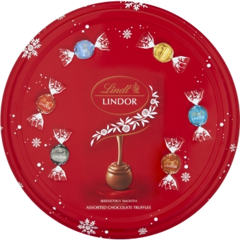  Lindt Lindor Selection Gift Tin 450g x 8 X09797