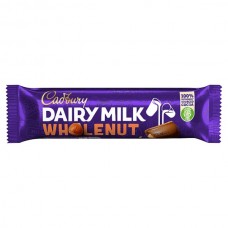 Cadbury Dairy Milk Whole Nut Chocolate Bar 45g x 48 202096 Cadbury Dairy Milk Whole Nut Chocolate Bar 45g x 48 202096