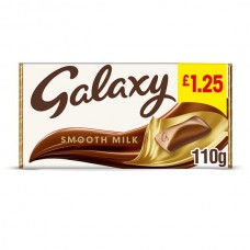out of stock no long made ii this pack Galaxy Smooth Milk Chocolate Block 110g x 24 Price Marked £1.25 282162 out of stock no long made ii this pack Galaxy Smooth Milk Chocolate Block 110g x 24 Price Marked £1.25 282162