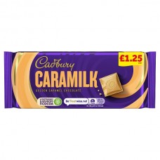 Cadbury Caramilk Golden Caramel Chocolate 80g x 26 Price Marked £1.25 281058 Cadbury Caramilk Golden Caramel Chocolate 80g x 26 Price Marked £1.25 281058