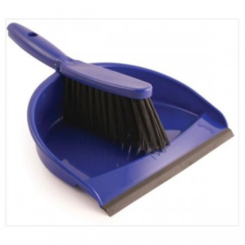 CB Dust Pan & Brush Soft Blue 108004 
