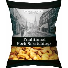 24 x Black Country Snacks Traditional Pork Scratchings Carded 80g BCS004 24 x Black Country Snacks Traditional Pork Scratchings Carded 80g BCS004