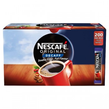 Nescafé Original Decaffeinated Instant Coffee Sachets 1.8g x 200 131759 Nescafé Original Decaffeinated Instant Coffee Sachets 1.8g x 200 131759