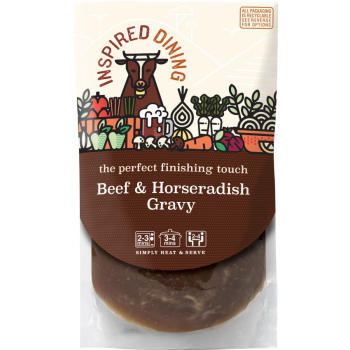 8 x Inspired Dining Beef & Horseradish Gravy 200G AP1700 8 x Inspired Dining Beef & Horseradish Gravy 200G AP1700