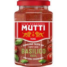 Mutti Basilico - Tomato & Basil Pasta Sauce 400G MUT121 Mutti Basilico - Tomato & Basil Pasta Sauce 400G MUT121