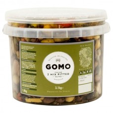 Gomo Italian Mix Pitted Olives 3.1kg 270468 Gomo Italian Mix Pitted Olives 3.1kg 270468