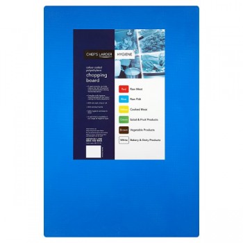 Chef's Larder Hygiene Chopping Board Blue 45x30cm 060404 Chef's Larder Hygiene Chopping Board Blue 45x30cm 060404