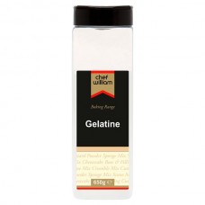 Chef William Gelatine 650g x 6 196776