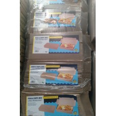 12" Kraft Cardboard Fish & Chips Boxes (310x50x141mm) 1 x 100 BOX124 12" Kraft Cardboard Fish & Chips Boxes (310x50x141mm) 1 x 100 BOX124