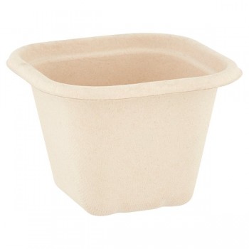 BioPak 630ml Takeaway Containers Square Pot x 20 249202 BioPak 630ml Takeaway Containers Square Pot x 20 249202