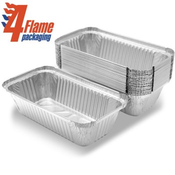 4Flame No.6A Foil Containers (7"x4"x2") x 500 CON087 4Flame No.6A Foil Containers (7"x4"x2") x 500 CON087