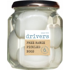 6 x Drivers Free Range Pickled Eggs in Distilled Malt Vinegar 550G DVR055 6 x Drivers Free Range Pickled Eggs in Distilled Malt Vinegar 550G DVR055