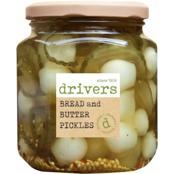 6 x Drivers Bread & Butter Pickles 550G DVR060 6 x Drivers Bread & Butter Pickles 550G DVR060