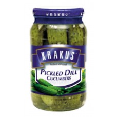 6 x Krakus Pickled Dill Cucumbers 920G KKS004 6 x Krakus Pickled Dill Cucumbers 920G KKS004