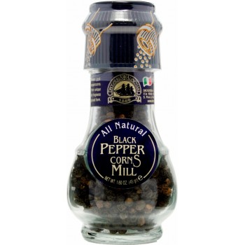 6 x Drogheria & Alimentari Black Peppercorns Mill 45g DA8822