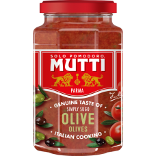 Mutti Olive - Tomato & Olive Pasta Sauce 400G MUT125 Mutti Olive - Tomato & Olive Pasta Sauce 400G MUT125