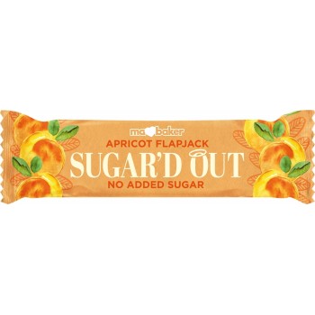 Ma Baker Sugar'd Out Apricot Flapjack 50g x 16 MAB091 Ma Baker Sugar'd Out Apricot Flapjack 50g x 16 MAB091