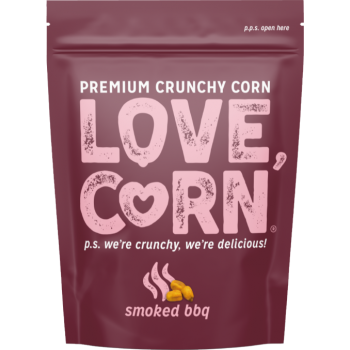 Love Corn Roasted Corn Snack - Smoked BBQ 45g x 10 LC6023 Love Corn Roasted Corn Snack - Smoked BBQ 45g x 10 LC6023