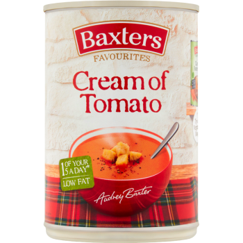 12 x Baxters Favourites Cream of Tomato Soup 400g BXR003 12 x Baxters Favourites Cream of Tomato Soup 400g BXR003