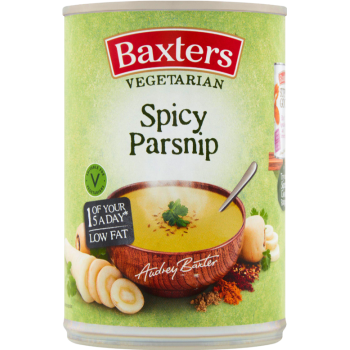 12 x Baxters Vegetarian Spicy Parsnip Soup 400g BXR305 12 x Baxters Vegetarian Spicy Parsnip Soup 400g BXR305