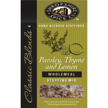 6 x Shropshire Spice Co. Parsley, Thyme & Lemon W/Meal Stuffing Mix 150g SSC304 6 x Shropshire Spice Co. Parsley, Thyme & Lemon W/Meal Stuffing Mix 150g SSC304