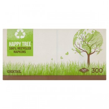 Happy Tree Cocktail Ultra Ply Napkins x 300 253007 Happy Tree Cocktail Ultra Ply Napkins x 300 253007