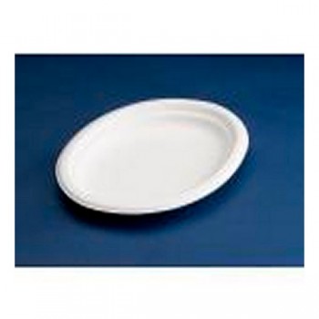 3380 Nature Plate Oval Large 32 x 25cm Biodegradable White 10 x 50s 233596 3380 Nature Plate Oval Large 32 x 25cm Biodegradable White 10 x 50s 233596