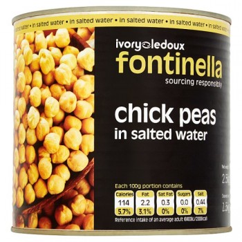 Fontinella Chick Peas in Salted Water 2.5kg 231485