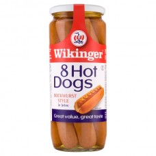 Wikinger 8 Hot Dogs Bockwurst Style in Brine 1030g 173128 Wikinger 8 Hot Dogs Bockwurst Style in Brine 1030g 173128