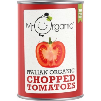 12 x Mr Oarganic Italian Organic Chopped Tomatoes 400g MRO302