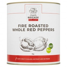 Chefs Brigade Select Fire Roasted Whole Red Peppers 2.5kg x 6 tins  275315