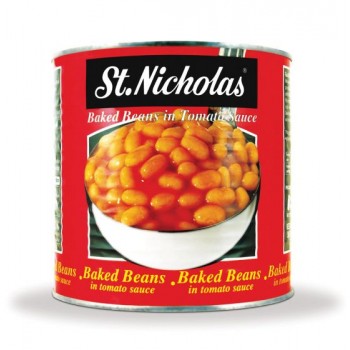 St Nicholas Baked Bean Tins 6 x 2.65 VEG066 St Nicholas Baked Bean Tins 6 x 2.65 VEG066