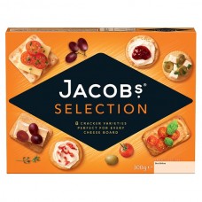 Jacobs Biscuits For Cheese Crackers 300g x 10 230085