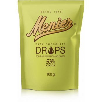 8 x Chocolat Menier Dark 53% Cocoa Chocolate Drops 100g CHM012 8 x Chocolat Menier Dark 53% Cocoa Chocolate Drops 100g CHM012